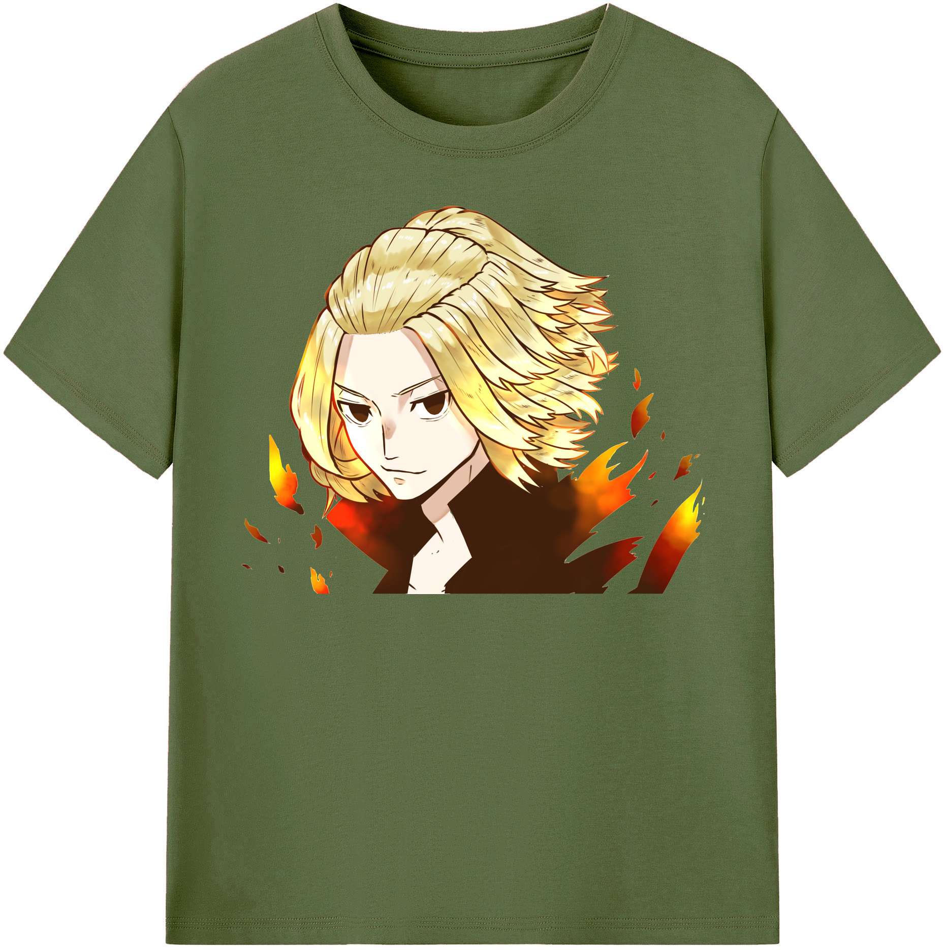 （画像用） 東京リベンジャーズ Tokyo Revengers 綿100％半袖Tシャツ（フロントプリント）